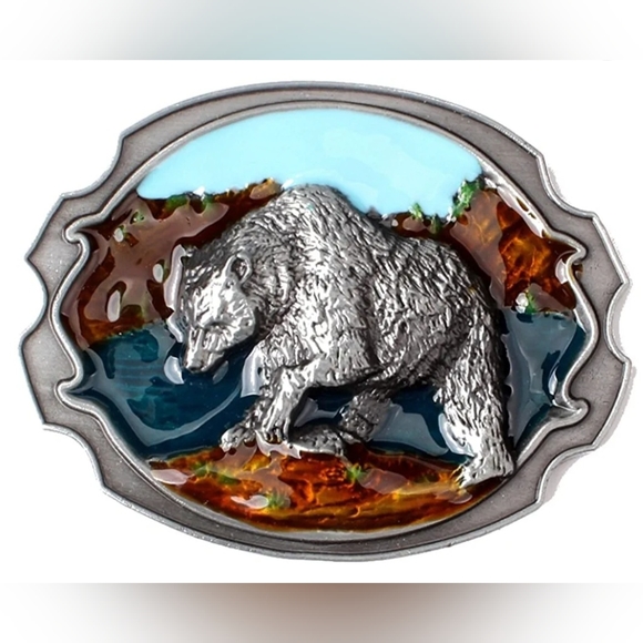New wilderness bear belt buckle - Picture 1 of 1